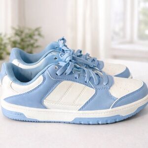 AND1 Baby Blue & White Low Top Sneakers Size 7.5 Women’s Athletic Shoes